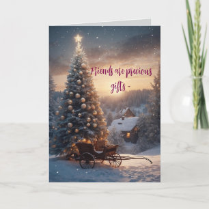 PRECIOUS FRIEND CHRISTMAS CARD