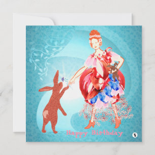 Precious Friendship Hare Princess Card