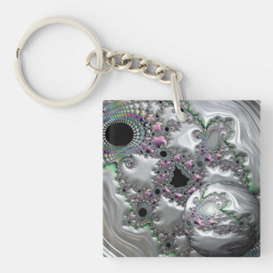 Precious Jewels with Sphere Key Ring