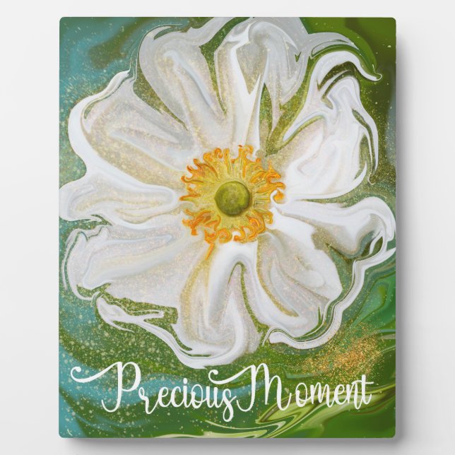 Precious moment - Anemone flower power Plaque (Front)