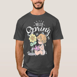 Precious Moments Easter Hello Spring Sunflower Bab T-Shirt