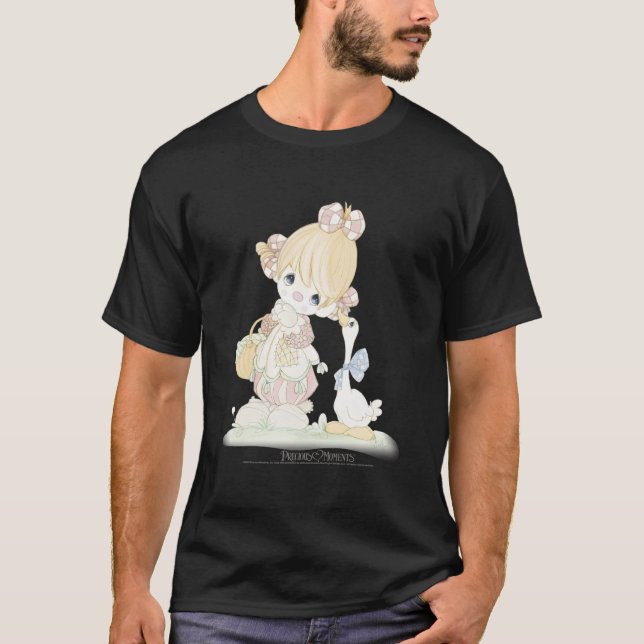 Precious Mots Patches And Duckling Watercolor T-Shirt (Front)