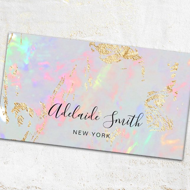 precious opal stone  business card (Creator Uploaded)