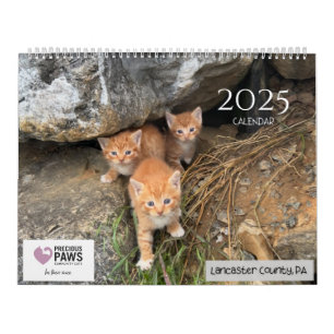 Precious Paws 2025 Calendar