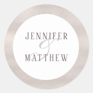 Precious Pearl   Monogram Sticker