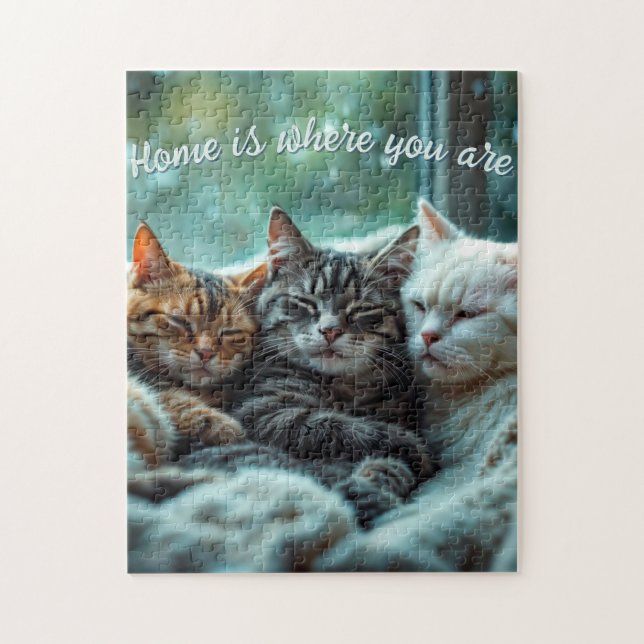 Precious Pet Portrait Keepsake with Custom Message Jigsaw Puzzle (Vertical)