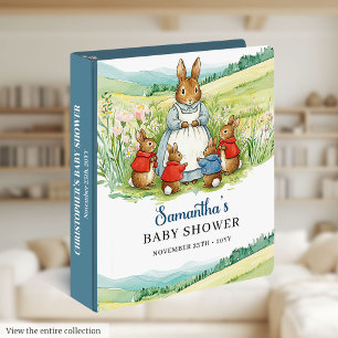 Precious Peter Rabbit Baby Shower Memory Album Binder
