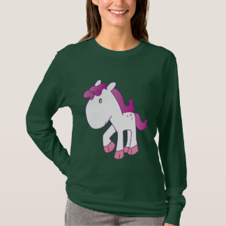 Precious pink  and purple pony T-Shirt