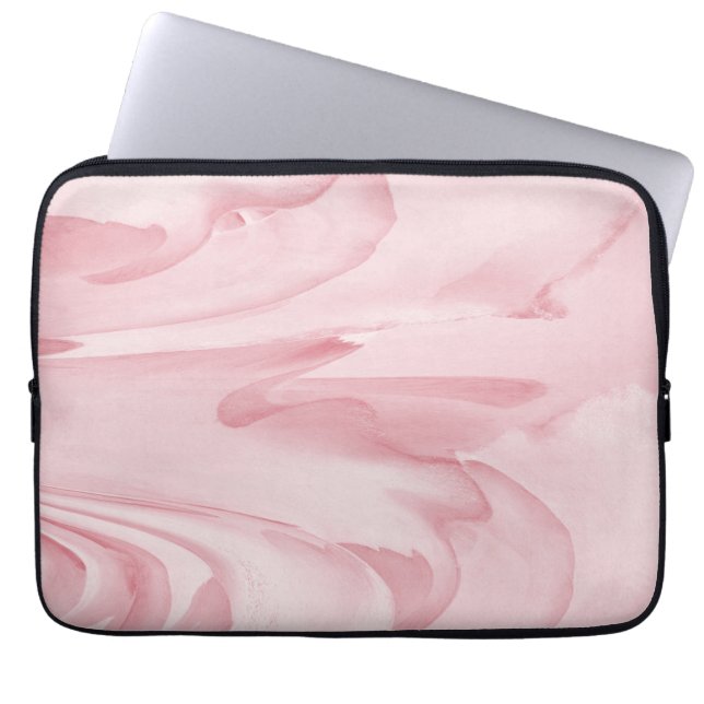 Precious Pink Petals Laptop Sleeve (Front)