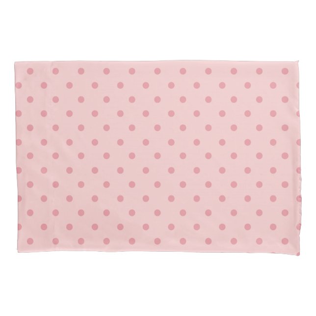 Precious Pink Polka dots Pillowcase (Front)