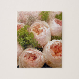 Precious Pink Roses Jigsaw Puzzle
