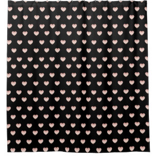 Precious Rose Gold Coloured Shiny Heart Pattern