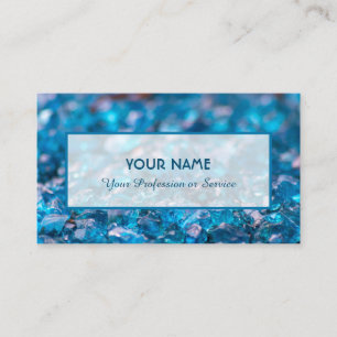 Precious sapphire gem business card
