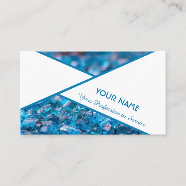 Precious sapphire gems business card (Front)