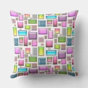 Precious stones and mother of pearl  outdoor pillow