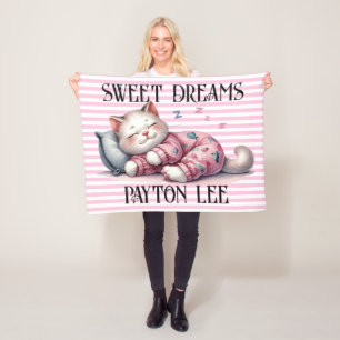 Precious Sweet Dreams  Fleece Blanket
