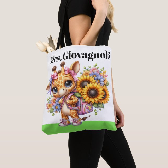 Precious Teacher Tote - See Back ...  (Close Up)