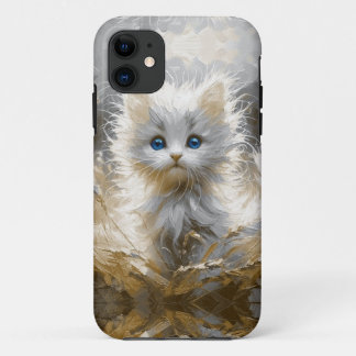 Precious White Kitten iPhone 11 Case