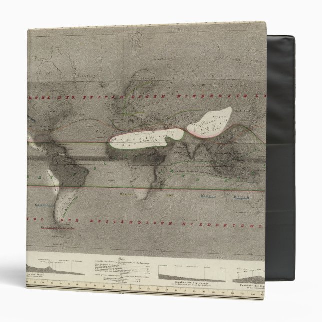 Precipitation World Map Binder (Front/Inside)