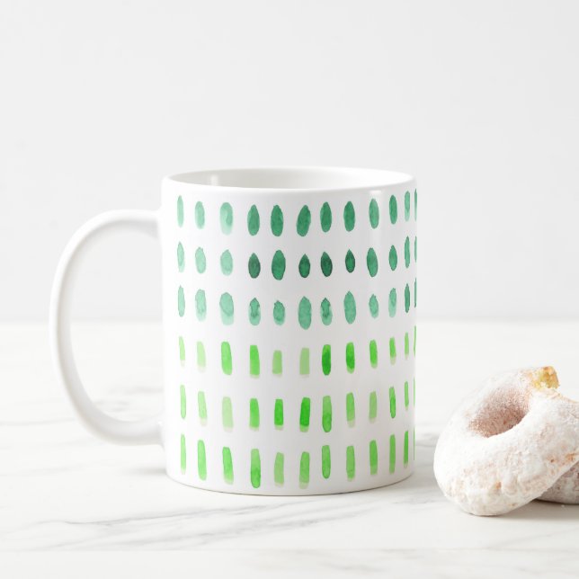 Précipité dans la tasse verte (Avec donut)