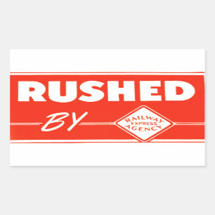 Précipité par des autocollants d'express de chemin