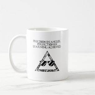 Precision Angles Perfection Learning Math Coffee Mug