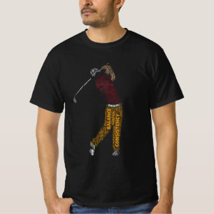 Precision Balance Consistency Golf Typography Play T-Shirt