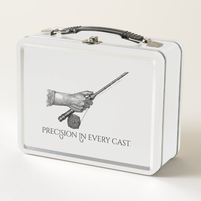 Precision In Every cast Metal Lunch Box (Front)
