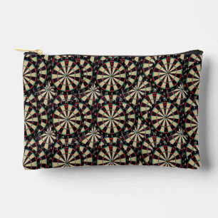 "Precision in Layers: The Art of Stacked Bullseyes Accessory Pouch
