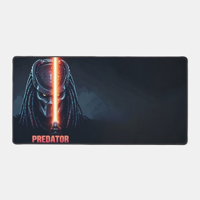 Predator Jedi Desk Mat - Pixel Art Gaming (Recto)