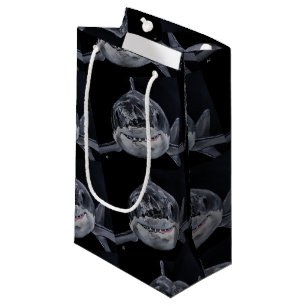 Predator of the Sea Painting by Alfred Fox Small Gift Bag