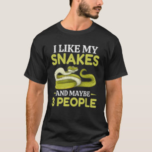 Predator Reptile Keeper Pet Animal Snake T-Shirt