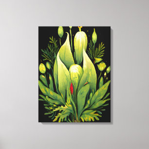 Predatory Pitcher Plant Canvas Print