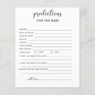 predictions and advice