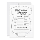 Prédictions et cartes de conseil pour bébés