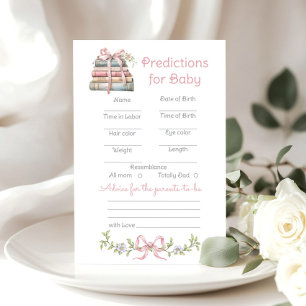 Predictions for baby Pink Bow wildflower Storybook
