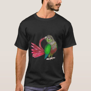 Preening green-cheeked-conure T-Shirt