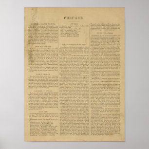 Preface Atlas of the state of Maine Poster