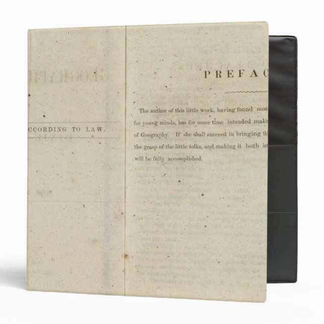 Preface Geographical reader for Dixie children Binder (Front/Inside)