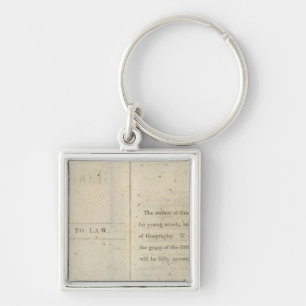 Preface Geographical reader for Dixie children Keychain