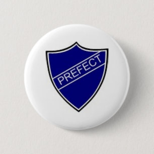 Prefect Badge Blue 2 Inch Round Button