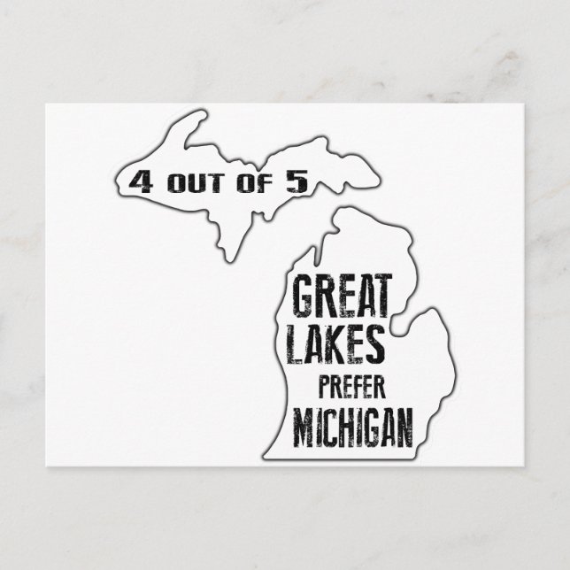 Prefer Michigan Postcard (Front)