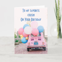 PRÉFÉRÉE **COUSIN** SUR VOTRE CARTE D'ANNIVERSAIRE