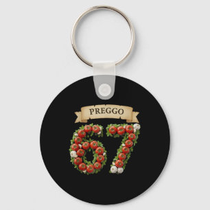 Preggo Sauce Funny Meme 67 Costume Gen Alpha Slang Keychain