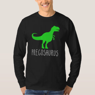 Preggosaurus  Pregnancy Announcement Pregosaurus T-Shirt