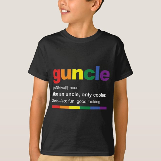 Pregnancy Announcemen For Gay Uncle New Uncle  T-Shirt (Front)