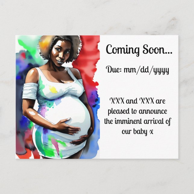 Pregnancy Announcement (Front)