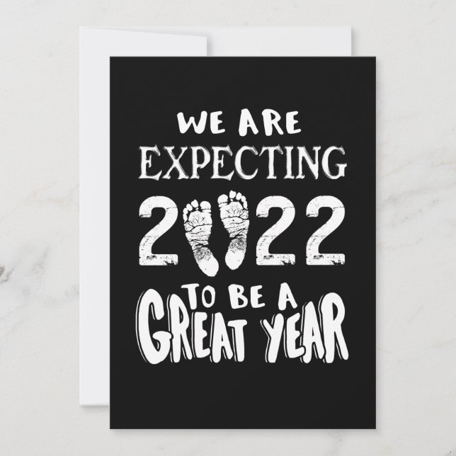 Pregnancy Announcement 2022 We Are Expecting (Front)