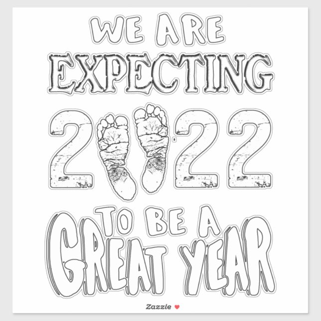Pregnancy Announcement 2022 We Are Expecting (Sheet)