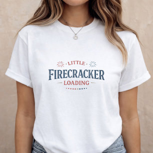 Pregnancy Announcement 4th of July Mom to Be T-Shirt